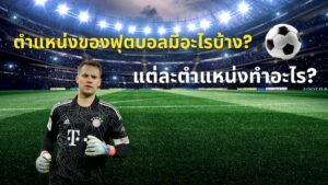 ตำแหน่งฟุตบอลมีอะไรบ้าง ?